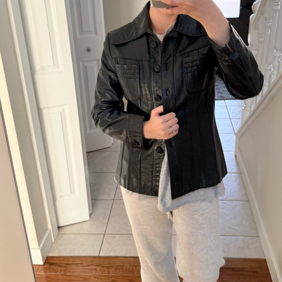 Vintage Napa Leather Coat - Picture 10 of 10